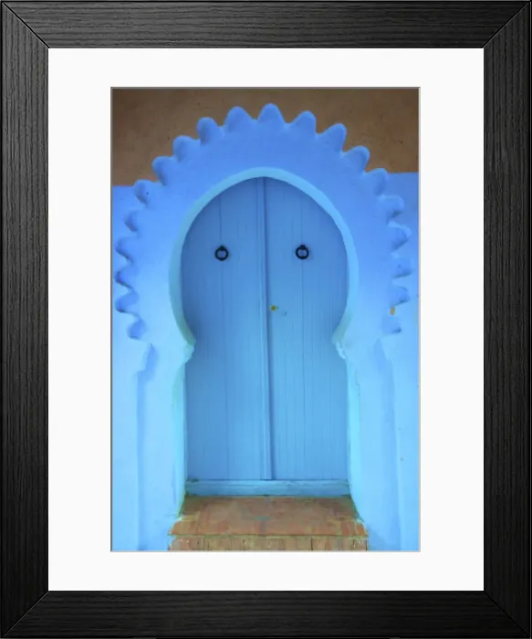 Framed Print : Traditional blue painted door, Chefchaouen, Morocco, North Africa, Africa Framed Print : Traditional blue painted door, Chefchaouen, Morocco, North Africa, Africa