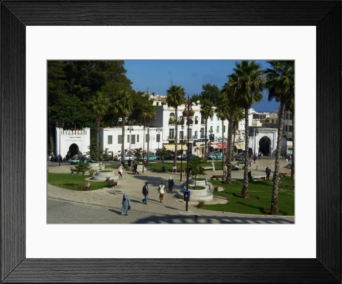 Framed Print : Grand Socco (April 9 1947 Square), New City, Tangier, Morocco, North Africa, Africa Framed Print : Grand Socco (April 9 1947 Square), New City, Tangier, Morocco, North Africa, Africa