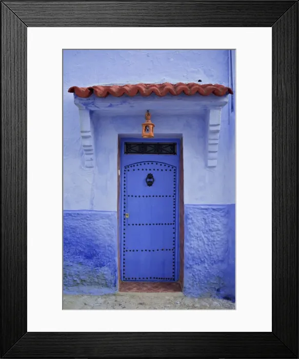 Framed Print : Traditional bluehouse, Chefchaouen (Chefchaouene), Morocco, North Africa, Africa Framed Print : Traditional bluehouse, Chefchaouen (Chefchaouene), Morocco, North Africa, Africa