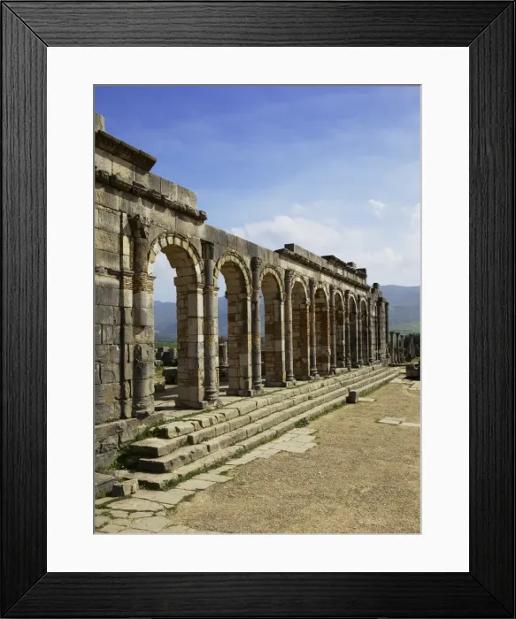 Framed Print : Roman archaeological site, Volubilis, UNESCO World Heritage Site, Meknes Region, Morocco, North Africa, Africa Framed Print : Roman archaeological site, Volubilis, UNESCO World Heritage Site, Meknes Region, Morocco, North Africa, Africa