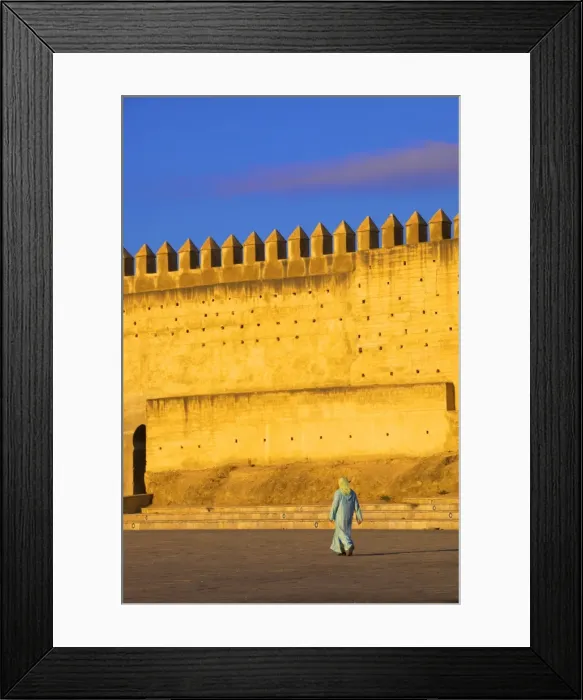 Framed Print : City Wall, Fez, Morocco, North Africa, Africa Framed Print : City Wall, Fez, Morocco, North Africa, Africa