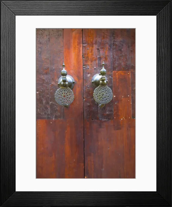 Framed Print : Door, Fez, Morocco, North Africa, Africa Framed Print : Door, Fez, Morocco, North Africa, Africa