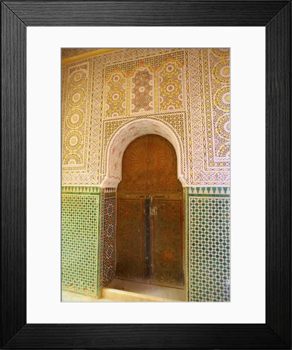 Framed Print : Mosque Entrance, Medina, Meknes, Morocco, North Africa, Africa Framed Print : Mosque Entrance, Medina, Meknes, Morocco, North Africa, Africa