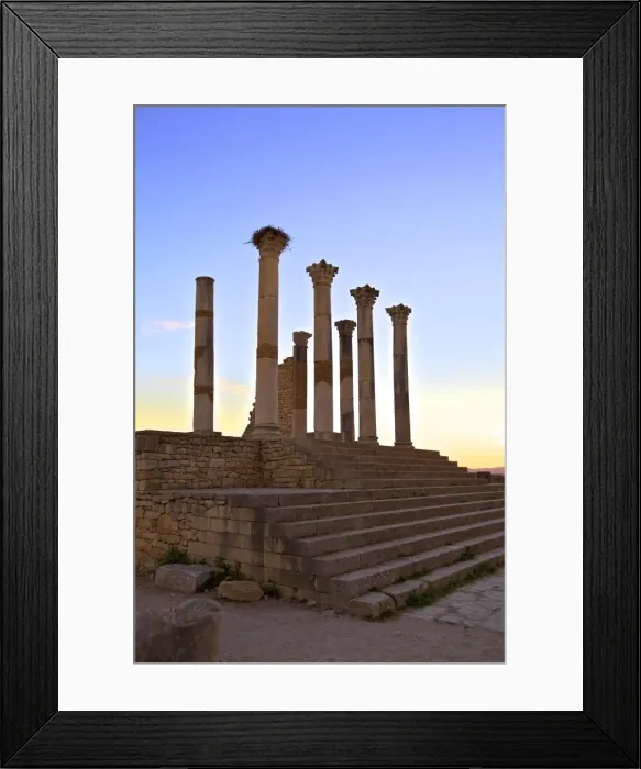 Framed Print : Excavated Roman City, Volubilis, UNESCO World Heritage Site, Morocco, North Africa, Africa Framed Print : Excavated Roman City, Volubilis, UNESCO World Heritage Site, Morocco, North Africa, Africa