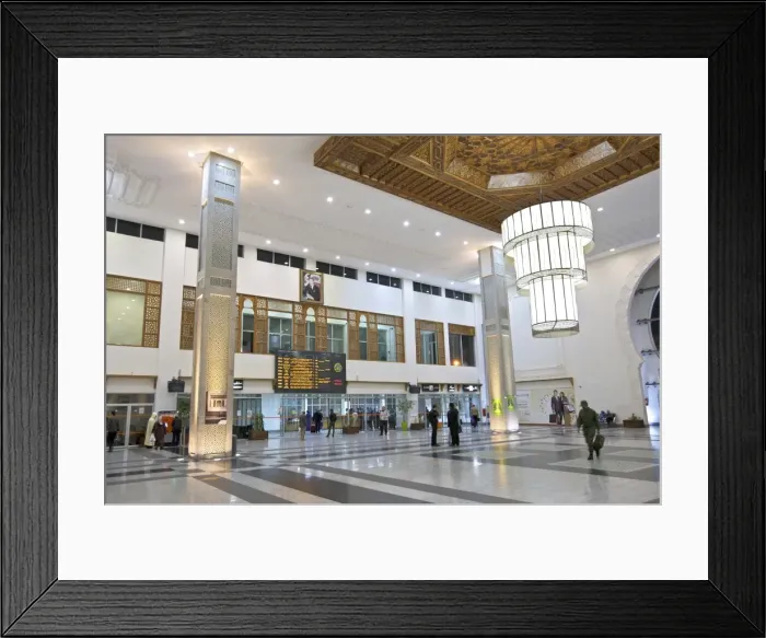 Framed Print : Railway Station, Fez, Morocco, North Africa, Africa