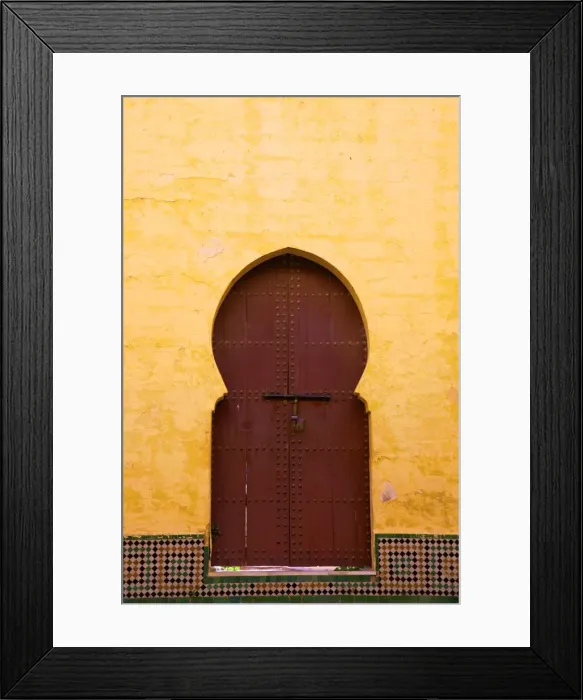 Framed Print : Gate to Medina, Meknes, Morocco, North Africa, Africa Framed Print : Gate to Medina, Meknes, Morocco, North Africa, Africa