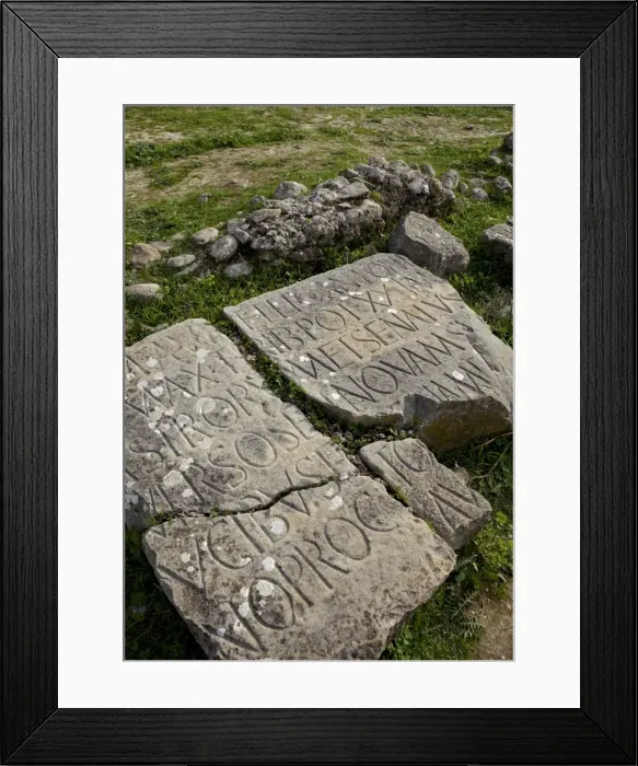 Framed Print : Carving on stone at the Roman archaeological site, Volubilis, UNESCO World Heritage Site, Meknes Region, Morocco, North Africa, Africa Framed Print : Carving on stone at the Roman archaeological site, Volubilis, UNESCO World Heritage Site, Meknes Region, Morocco, North Africa, Africa