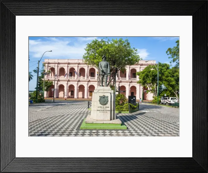 Framed Print : The pink Cabildo, Museum of the National Congress in Asuncion, Paraguay, South America Framed Print : The pink Cabildo, Museum of the National Congress in Asuncion, Paraguay, South America