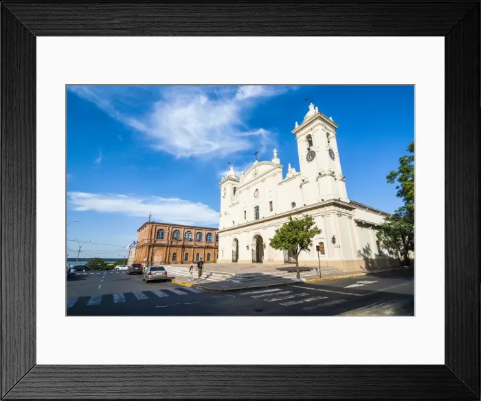 Framed Print : Cathedral of Asuncion, Asuncion, Paraguay, South America Framed Print : Cathedral of Asuncion, Asuncion, Paraguay, South America