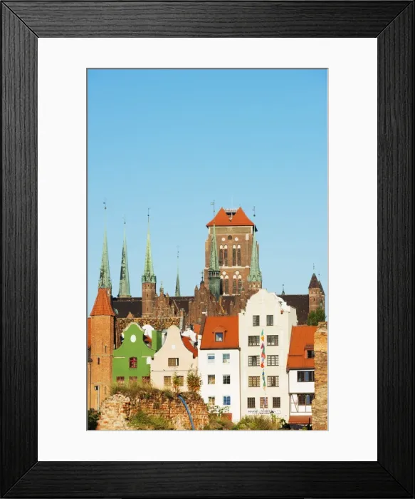 Framed Print : Skyline, Gdansk, Poland, Europe Framed Print : Skyline, Gdansk, Poland, Europe