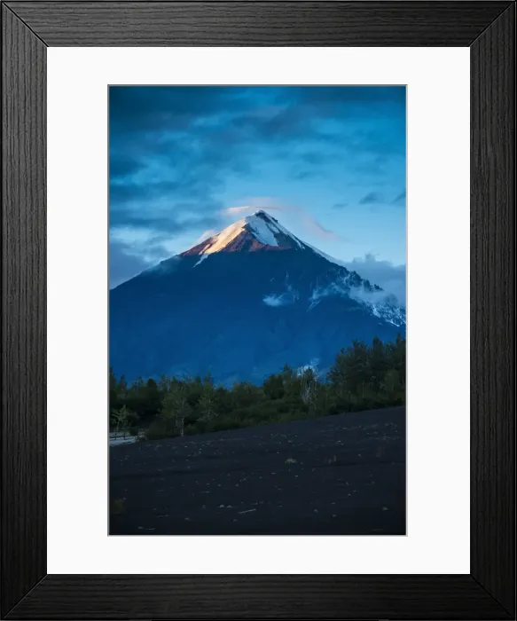 Framed Print : Tolbachik volcano at sunset, Kamchatka, Russia, Eurasia Framed Print : Tolbachik volcano at sunset, Kamchatka, Russia, Eurasia