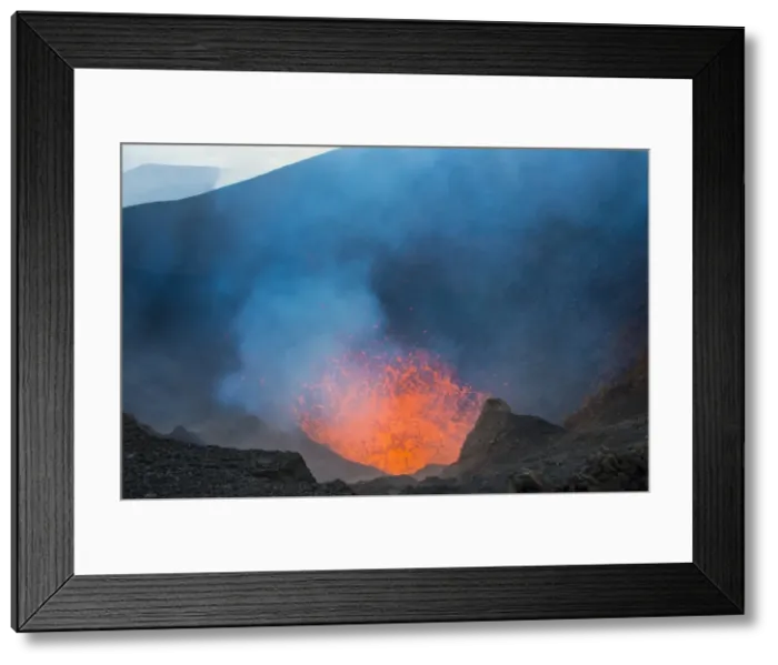 Framed Print : Active lava eruption on the Tolbachik volcano, Kamchatka, Russia, Eurasia Framed Print : Active lava eruption on the Tolbachik volcano, Kamchatka, Russia, Eurasia