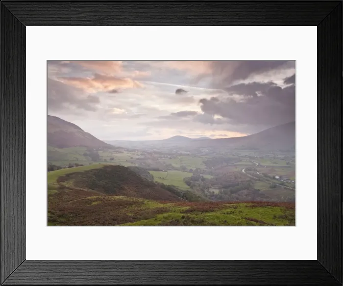 Framed Print : Rain clouds battle with the sunrise over the Lake District near to Keswick, Cumbria, England, United Kingdom, Europe Framed Print : Rain clouds battle with the sunrise over the Lake District near to Keswick, Cumbria, England, United Kingdom, Europe