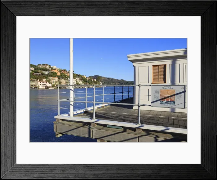 Framed Print : Historic China Cabin, Tiburon, Marin County, California, United States of America, North America Framed Print : Historic China Cabin, Tiburon, Marin County, California, United States of America, North America