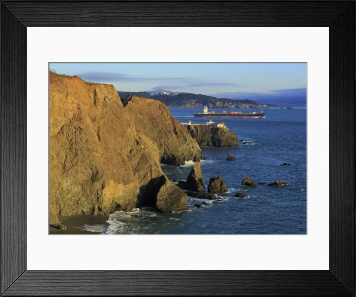 Framed Print : Point Bonita Lighthouse, Golden Gate National Recreation Area, Marin County, California, United States of America, North America