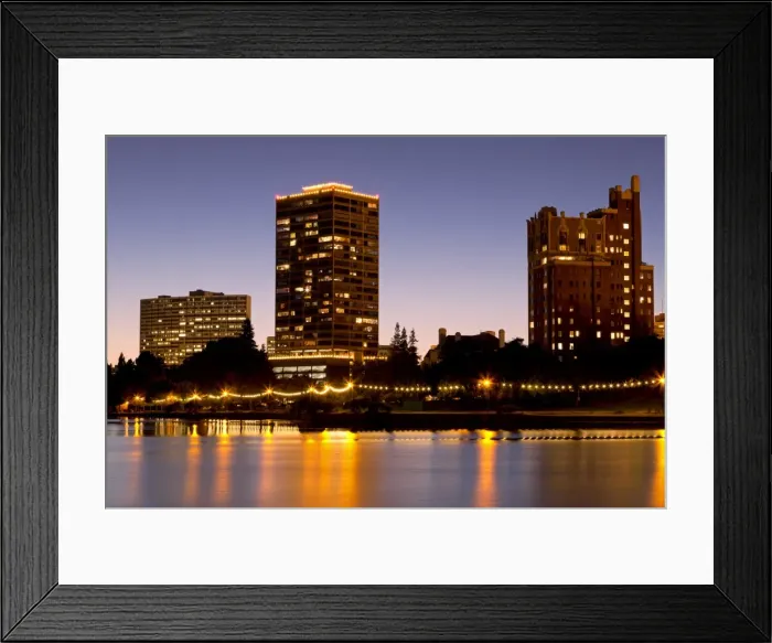 Framed Print : Lake Merritt, Oakland, California, United States of America, North America
