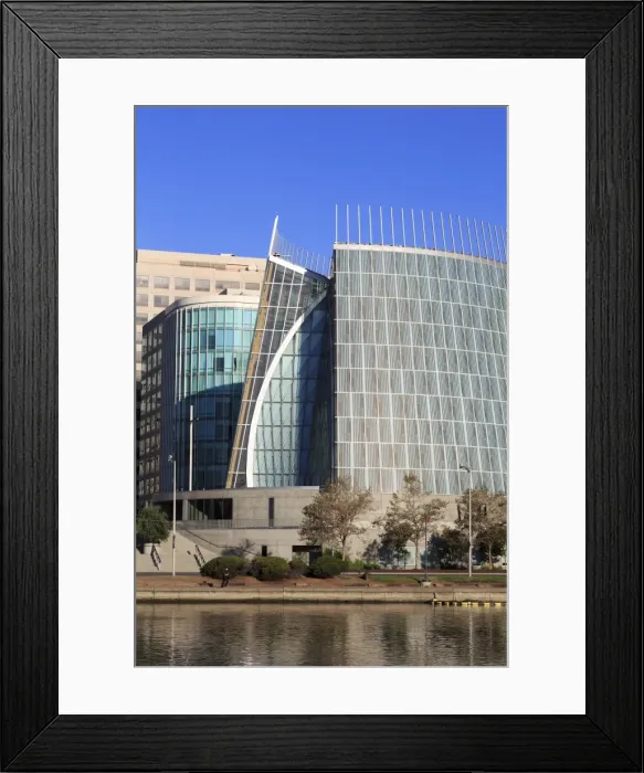 Framed Print : Cathedral of Christ the Light and Lake Merritt, Oakland, California, United States of America, North America Framed Print : Cathedral of Christ the Light and Lake Merritt, Oakland, California, United States of America, North America