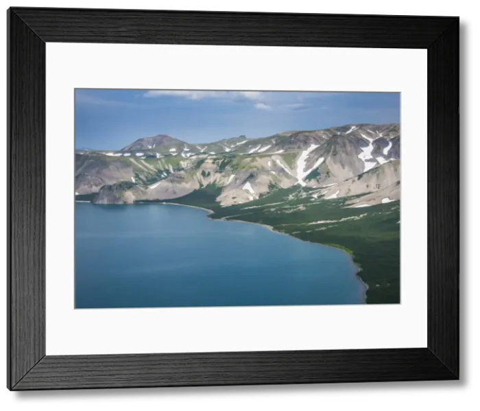Framed Print : Crater of Ksudach Volcano, Kamchatka, Russia, Eurasia