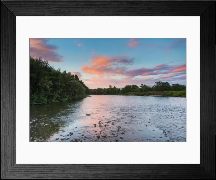 Framed Print : Pink clouds over the Bystraya River, Kamchatka, Russia, Eurasia Framed Print : Pink clouds over the Bystraya River, Kamchatka, Russia, Eurasia