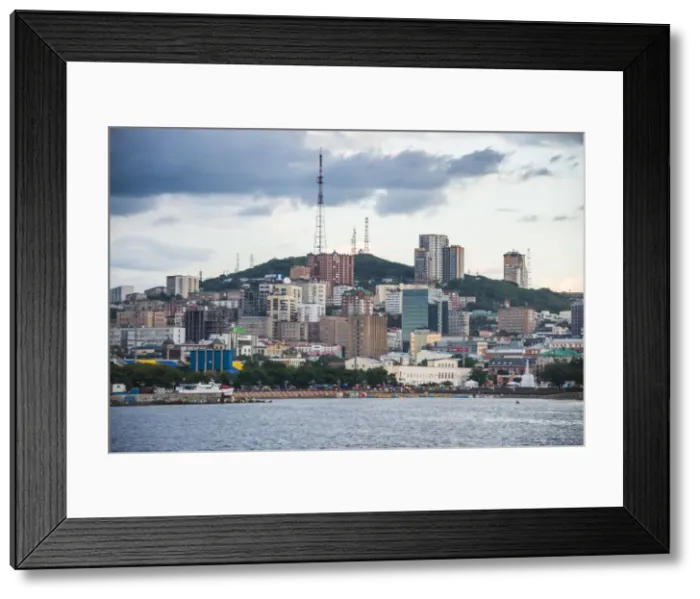 Framed Print : The skyline of Vladivostok, Russia, Eurasia Framed Print : The skyline of Vladivostok, Russia, Eurasia