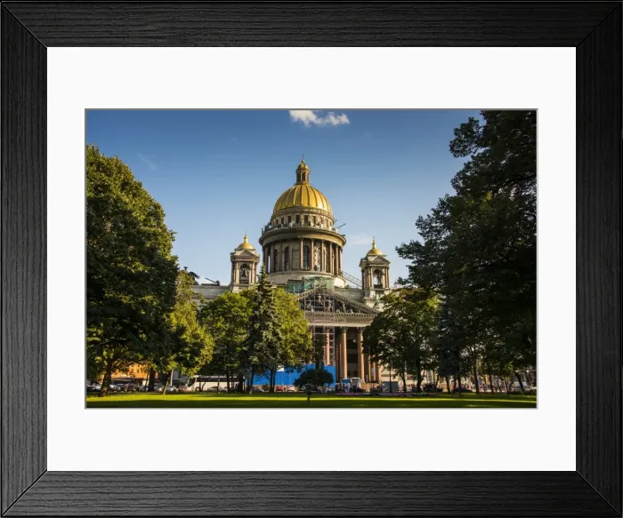 Framed Print : St. Isaacs Cathedral, St. Petersburg, Russia, Europe Framed Print : St. Isaacs Cathedral, St. Petersburg, Russia, Europe