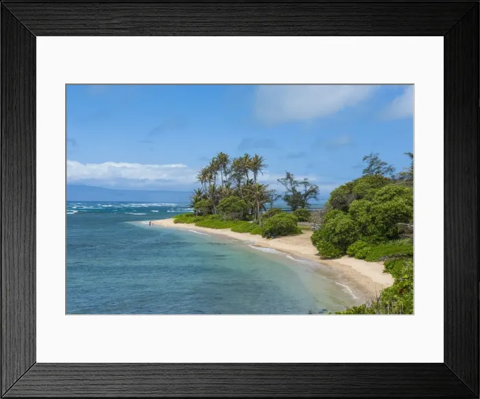 Framed Print : Twenty Mile Beach, island of Molokai, Hawaii, United States of America, Pacific Framed Print : Twenty Mile Beach, island of Molokai, Hawaii, United States of America, Pacific