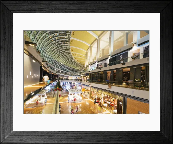 Framed Print : Marina Bay Sands Mall, Singapore, Southeast Asia, Asia Framed Print : Marina Bay Sands Mall, Singapore, Southeast Asia, Asia
