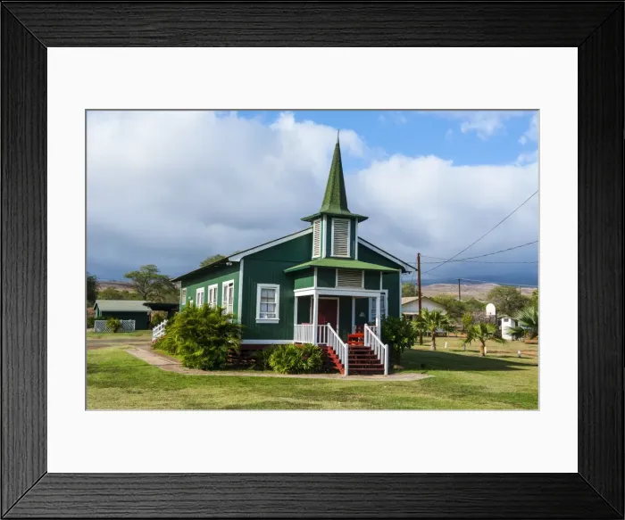 Framed Print : St. Sophia church in Kaunakakai, island of Molokai, Hawaii, United States of America, Pacific Framed Print : St. Sophia church in Kaunakakai, island of Molokai, Hawaii, United States of America, Pacific