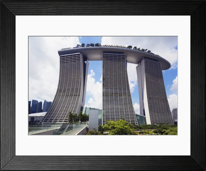 Framed Print : Marina Bay Sands Hotel, Singapore, Southeast Asia, Asia Framed Print : Marina Bay Sands Hotel, Singapore, Southeast Asia, Asia