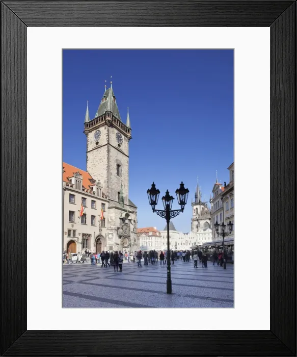 Framed Print : Old Town Hall and Tyn Cathedral, Old Town Square (Staromestske namesti), Prague, Czech Republic, Europe Framed Print : Old Town Hall and Tyn Cathedral, Old Town Square (Staromestske namesti), Prague, Czech Republic, Europe
