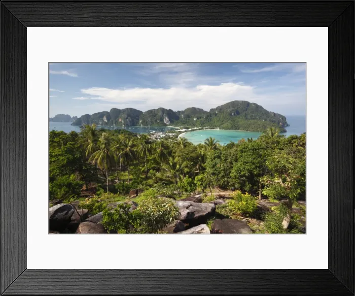 Framed Print : Ao Ton Sai and Ao Dalam bays from viewpoint, Koh Phi Phi, Krabi Province, Thailand, Southeast Asia, Asia Framed Print : Ao Ton Sai and Ao Dalam bays from viewpoint, Koh Phi Phi, Krabi Province, Thailand, Southeast Asia, Asia