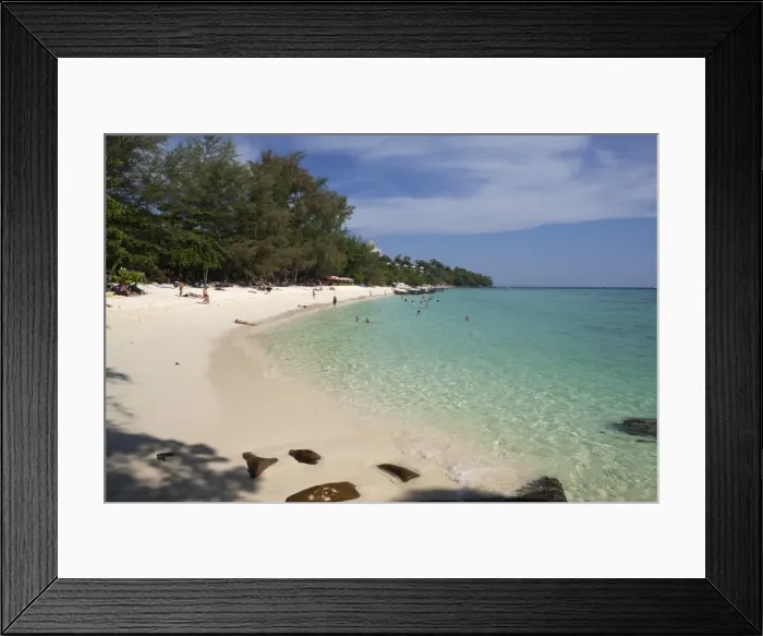 Framed Print : Long Beach, Koh Phi Phi, Krabi Province, Thailand, Southeast Asia, Asia Framed Print : Long Beach, Koh Phi Phi, Krabi Province, Thailand, Southeast Asia, Asia