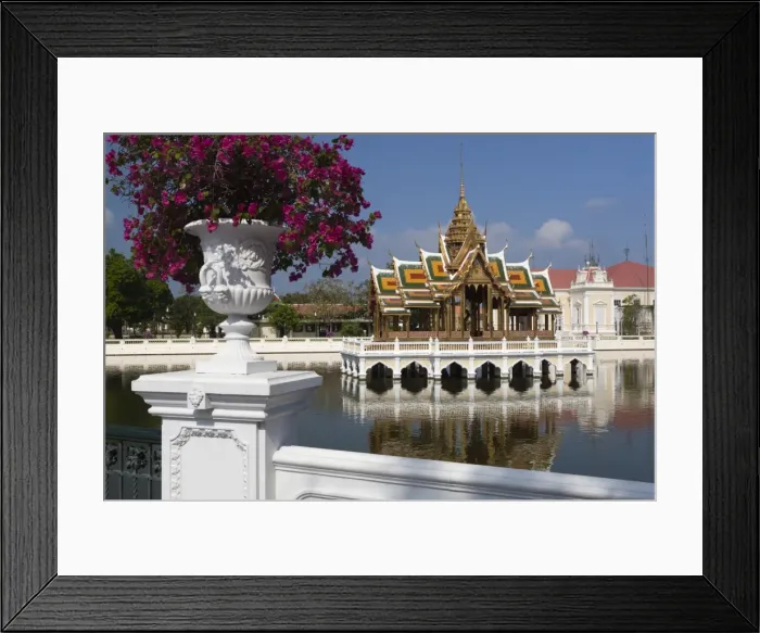 Framed Print : Aisawan-Dhipaya-Asana Pavilion, Bang Pa-In Palace, Central Thailand, Thailand, Southeast Asia, Asia Framed Print : Aisawan-Dhipaya-Asana Pavilion, Bang Pa-In Palace, Central Thailand, Thailand, Southeast Asia, Asia