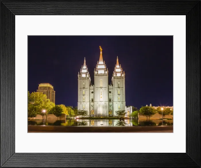 Framed Print : The Salt Lake Temple at night, operated by The Church of Jesus Christ of Latter-day Saints, Salt Lake City, Utah, United States of America, North America Framed Print : The Salt Lake Temple at night, operated by The Church of Jesus Christ of Latter-day Saints, Salt Lake City, Utah, United States of America, North America