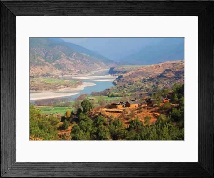 Framed Print : Yangtze River, Yunnan, China, Asia Framed Print : Yangtze River, Yunnan, China, Asia