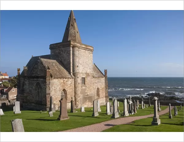 The 14th century St. Monans Church, St. Monan, East Coast, Fife, Scotland, United Kingdom, Europe