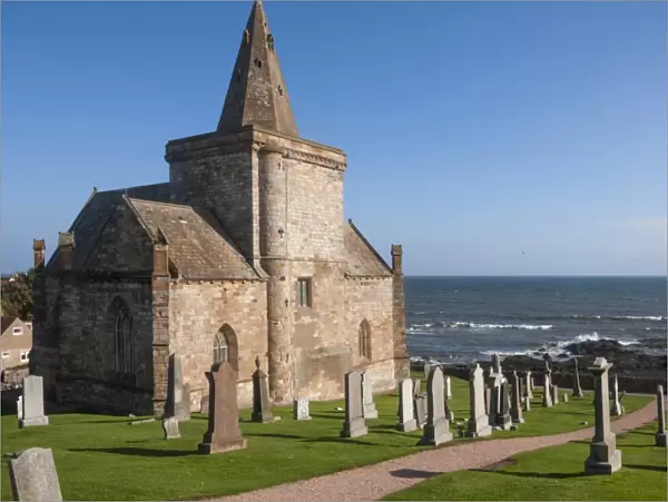 The 14th century St. Monans Church, St. Monan, East Coast, Fife, Scotland, United Kingdom, Europe