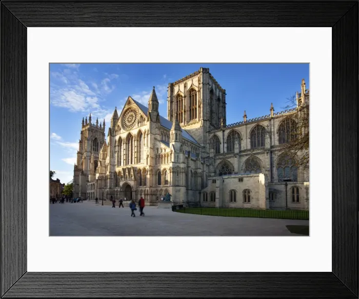 Framed Print : York Minster from Minster Piazza at sunset, York, Yorkshire, England, United Kingdom, Europe Framed Print : York Minster from Minster Piazza at sunset, York, Yorkshire, England, United Kingdom, Europe