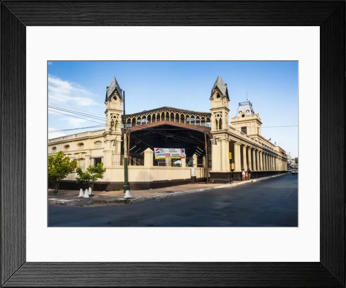 Framed Print : The old railway station of Asuncion, Paraguay, South America Framed Print : The old railway station of Asuncion, Paraguay, South America
