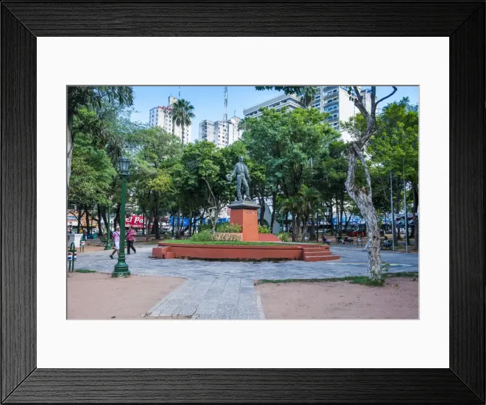 Framed Print : Uruguay Square in Asuncion, Paraguay, South America Framed Print : Uruguay Square in Asuncion, Paraguay, South America