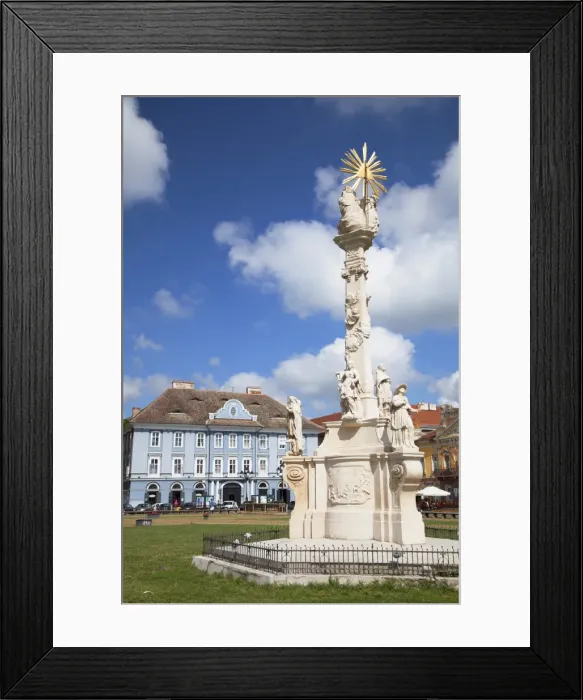 Framed Print : Trinity Column in Piata Unirii, Timisoara, Banat, Romania, Europe Framed Print : Trinity Column in Piata Unirii, Timisoara, Banat, Romania, Europe