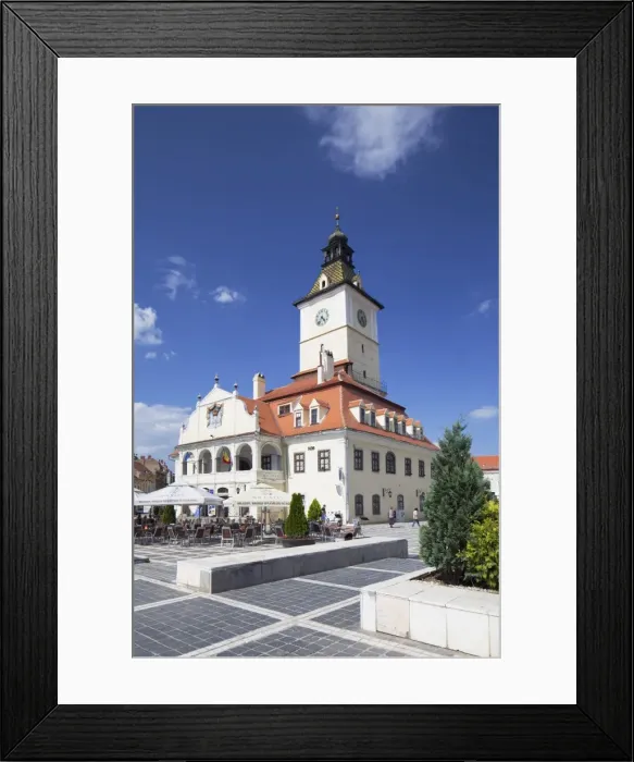 Framed Print : Council House in Piata Sfatului, Brasov, Transylvania, Romania, Europe Framed Print : Council House in Piata Sfatului, Brasov, Transylvania, Romania, Europe