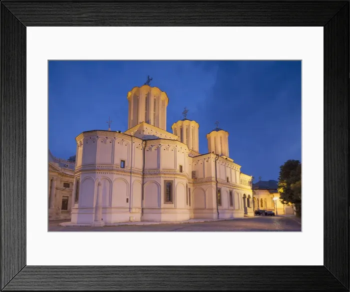 Framed Print : Patriarchal Cathedral at dusk, Bucharest, Romania, Europe Framed Print : Patriarchal Cathedral at dusk, Bucharest, Romania, Europe