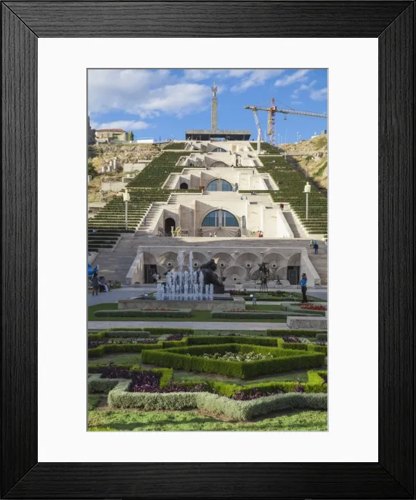 Framed Print : Cascade, Yerevan, Armenia, Central Asia, Asia Framed Print : Cascade, Yerevan, Armenia, Central Asia, Asia