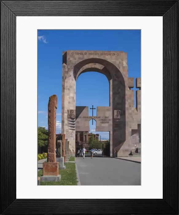 Framed Print : Gate of St. Gregory and the open-air altar, Echmiadzin Complex, Armenia, Central Asia, Asia Framed Print : Gate of St. Gregory and the open-air altar, Echmiadzin Complex, Armenia, Central Asia, Asia