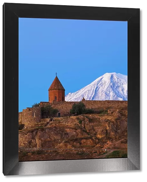 Khor Virap Armenian Apostolic Church monastery, at the foot of Mount Ararat, Ararat Plain, Yerevan, Armenia, Central Asia, Asia