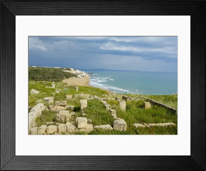 Framed Print : Selinunte, Trapani District, Sicily, Italy, Mediterranean, Europe Framed Print : Selinunte, Trapani District, Sicily, Italy, Mediterranean, Europe