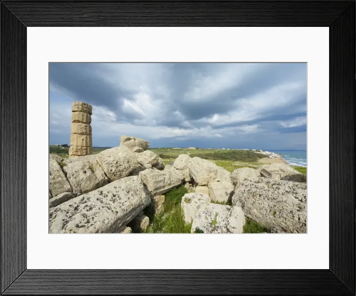 Framed Print : Selinunte, Trapani District, Sicily, Italy, Mediterranean, Europe Framed Print : Selinunte, Trapani District, Sicily, Italy, Mediterranean, Europe