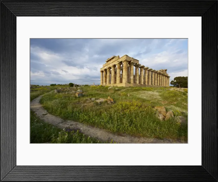 Framed Print : Temple E, Selinunte, Trapani District, Sicily, Italy, Europe Framed Print : Temple E, Selinunte, Trapani District, Sicily, Italy, Europe