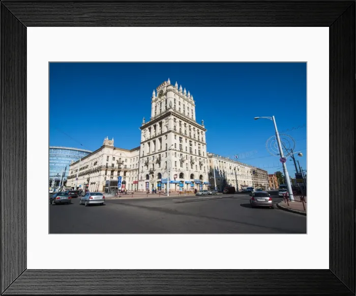Framed Print : Stalinist architecture in Minsk, Belarus, Europe Framed Print : Stalinist architecture in Minsk, Belarus, Europe
